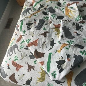 Crate & Kids Animal Print Bedding Set